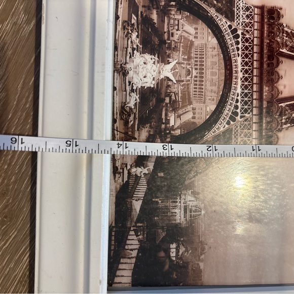 White Framed Eiffel Tower Wall Art - Picture 5 of 5